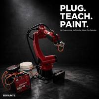 Robot de Pintura Inteligente de 6 Ejes sin Programación, Brazo Robótico con Carga Útil de 20 kg, Protección IP54 para Piezas Automotrices, Muebles Metálicos
