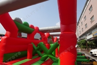 Lilytoys Grand trampoline gonflable pour enfants et adultes, pour l'intérieur et l'extérieur, ville de divertissement gonflable
