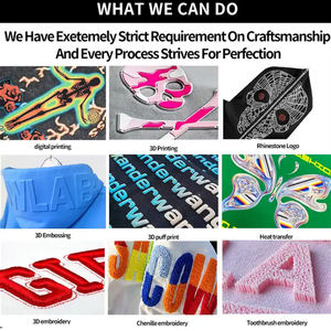 محطة واحدة نوعية مخصصة بنطال الهيب هوب كامو طباعة مرقع الجينز عارضة المصنعين مصمم السراويل منخفضة الخصر الرجال - Product Image 4