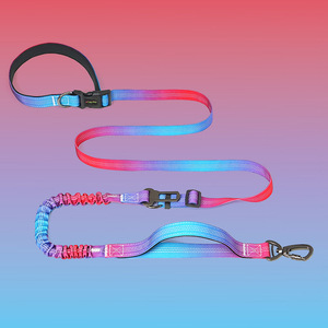 Correa de perro de nailon multifuncional de lujo de gama alta, moda de colores degradados para correr al aire libre sólida para llevar mascotas, venta al por mayor - Product Image 6