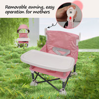 Chaise haute pliante pour bébé, utilisable en intérieur et en extérieur, pour le camping, la nourriture et les loisirs – Fournisseur Prodigy Baby