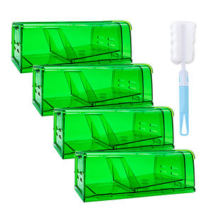 Piège à souris écologique réutilisable en plastique <span class=keywords><strong>vert</strong></span> ABS solide avec certification CE/RoHS pour la lutte antiparasitaire des pelouses de 20 à 50 m² - Product Image 1