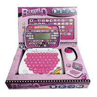 Jouets éducatifs pour enfants, ordinateur portable éducatif, activités d'apprentissage anglais-espagnol, machine d'apprentissage, écran LED, ordinateurs éducatifs