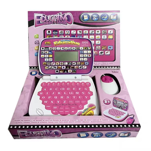 Computer Educativo per Bambini con Display LED, Giocattolo per l'Apprendimento di Inglese e Spagnolo, <span class=keywords><strong>Attività</strong></span> di Apprendimento - Product Image 2