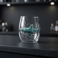 Personnalisation de tasses à thé, à café et à eau en verre borosilicate transparent à paroi simple de 400 ml