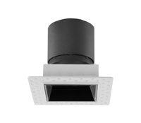 Plafonnier encastré commercial LED COB 5W 10W 20W sans cadre, à deux ailes orientables, spot mural, downlight RA>95