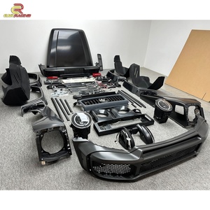 Kit de Carrocería de Material PP Estilo B para W463 G63, Piezas de Auto para W463 G500 G55 AMG G63 G-Wagon, Capó, Parachoques, Faros Delanteros, 2002-2018 - Product Image 3