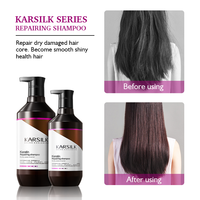 Ensembles de soins capillaires naturels biologiques de marque privée gel hydratant après-shampoing sans rinçage et shampooing nourrissant au miel pour cheveux secs