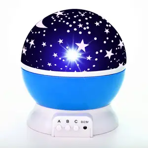 Baby Creative Gift Smart Remote Control 360 Degree Rotation kid bedroom Sky Starry lamp starry sky night light projector