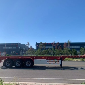 Semirremolque Esqueleto <span class=keywords><strong>para</strong></span> Contenedores de 13 m, Chasis de Remolque de 3 Ejes <span class=keywords><strong>para</strong></span> Transporte de Contenedores de 20 y 40 pies - Product Image 3
