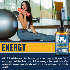 Alcool de Soutien Nettoyage Du Foie Désintoxication Gouttes Liquide Lait Chardon Gueule de Bois Relief Immunitaire Detox Nettoyer Booster Le Métabolisme Personnalisé - Product Image 4