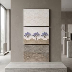 Modern House Exterior Wall Stone Pattern Soft Flexible Tile Wear-Resistant Ceramic Digital Printed Glossy Glazed Wall Tiles - Product Image 1