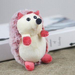 Vente chaude 2025 Mignon hérisson en peluche 3D Porte-clés avec logo personnalisé - Jouet miniature portable pour filles - Product Image 5