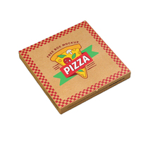 Boîte à pizza en carton ondulé de haute qualité, type E