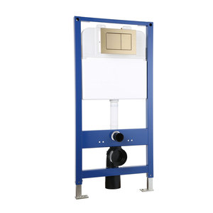 Porte-réservoir de toilette à double <span class=keywords><strong>chasse</strong></span> de 80mm, mécanique, design européen, encastré et fermé, pour toilette suspendue au mur - Product Image 2