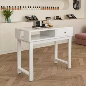 Mesa de Manicura de Metal de Diseño Japonés Moderno, Muebles de Hierro en Oferta para Salones de Uñas, Dormitorios y Salas de Estar - Product Image 1