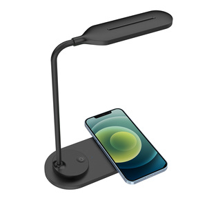 ไฮทาโอะ 15W โคมไฟตั้งโต๊ะชาร์จไร้สายแบบเร็ว 3-in-1 โคมไฟอ่านหนังสือ LED ควบคุมด้วยระบบสัมผัสพร้อมความสว่างที่ปรับได้ - Product Image 5