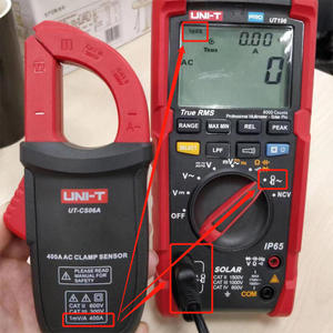 UNI-T UT-CS06A เซ็นเซอร์วัดกระแส400A แอมมิเตอร์สำหรับการทดสอบมัลติมิเตอร์ - Product Image 4