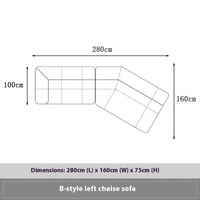 Canapé sectionnel en chenille minimaliste de style italien, moderne, simple et léger, designer de luxe, éponge en tissu haut de gamme, Internet célèbre