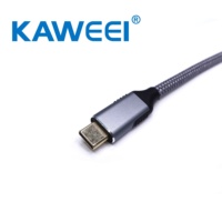 Kabel konektor USB Tipe c ganda kustom untuk pengisian daya ponsel dan transmisi Data
