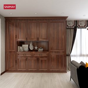 Casa de muebles de lujo diseño clásico tradicional Solic de gabinete de cocina de madera - Product Image 6