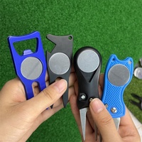 Marqueur de balle vierge en acier inoxydable 202 de 25 mm, durable et léger, pour gravure, sublimation et impression UV, accessoires de golf, divot
