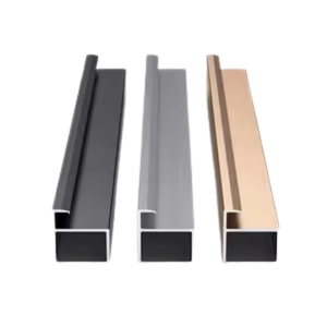 Profil en alliage d'aluminium série 6000 pour armoire de cuisine, pliage, découpe, soudage, CNC disponible - Product Image 1