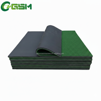 Tapis de golf commercial pliable et portable, base NBR, 2 couches de gazon, 30 mm d'épaisseur, confortable, pour l'entraînement au golf en intérieur et en extérieur