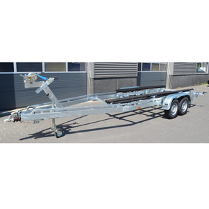 <span class=keywords><strong>Remorque</strong></span> de <span class=keywords><strong>bateau</strong></span> superposé à double <span class=keywords><strong>essieu</strong></span> de 7m 1350kg avec cadre galvanisé à chaud, capacité de charge de 2190kg - Product Image 1