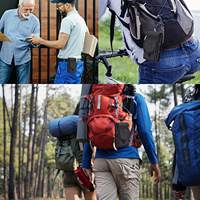 Grande pochette pour smartphone, support de téléphone portable, sac à outils multifonction, étui de transport tactique avec passant de ceinture