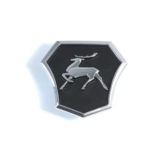 Chrome Voiture Emblème Durable Étanche Décoratif En Relief Badge Emblème 3d Populaire De Luxe De Voiture Emblème Badge Logo