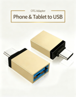 Light and Portable USB a 3.0 to Type C OTG Adapter Faster Sync Speed Universal Compatibility Adapters & Connectors 5Gpbs Adapter