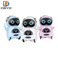 Robot jouet de poche intelligent interactif CBYD avec écran tactile, musique, danse, contes, éclairage éducatif, fonctionne sur piles