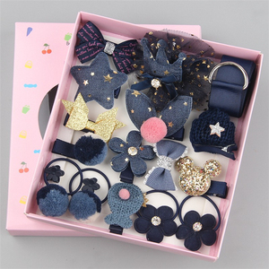 Set de Pinzas para el Cabello Lindos Accesorios para Niña Diadema de Dibujos Animados Lazo Flor Animal Horquilla Anillo para el Pelo Accesorios para Niños - Product Image 5