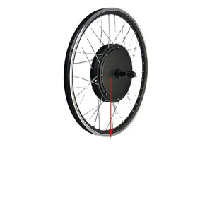 新しいデザイン350W電動自転車ハブモーターキット36V10.5Ah統合コントローラーバッテリーLCD後輪電動三輪車自転車