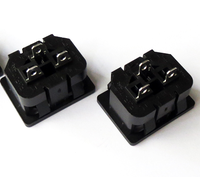 Prise secteur AC 10A250V C13, adaptateur de prise à visser, prise secteur IEC C13 femelle 3 broches