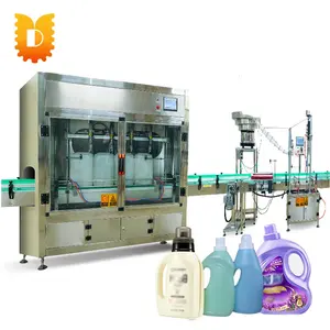 Fully automatic perfume hand wash liquid soap liquid essential oil capping packing and filling machine for bottle full line