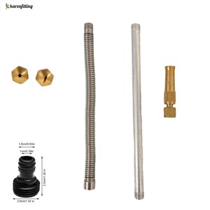 Pistola de lavado a presión, boquilla para manguera de agua, herramienta de limpieza con chorro de agua, pistola pulverizadora para canalones, patio, coche, mascotas, ventanas, vidrio, azul - Product Image 3