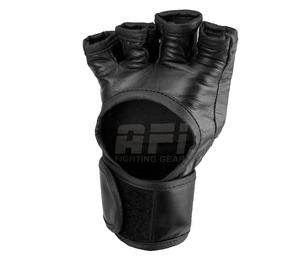 Aero ถุงมือต่อสู้หนังวัวแท้ MMA แบบมืออาชีพพร้อมสีและโลโก้ตามสั่ง - Product Image 3