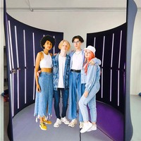 Portable Selfie 360 degrés plate-forme Spinner affaires Photobooth Sayok caméra gonflable Photo stand enceinte pour la fête de mariage