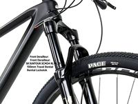Vélo de montagne Twitter M5 en fibre de carbone, M6100 12 vitesses, frein à disque à huile, fourche à air à axe central, pédale ordinaire XC tout-terrain VTT