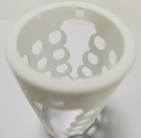 Prototypage rapide imprimé en 3D haute précision, cylindre en plastique à motif creux, service personnalisé