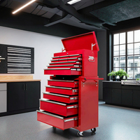 Armoire à outils robuste à 14 tiroirs avec roues de chariot pour ateliers de garage Support OEM OBM personnalisable