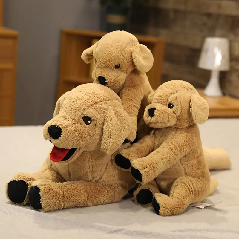 Peluche douce personnalisée de haute qualité Labrador Doll Bulk Dog Plush Toys