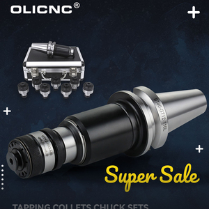 Machines-outils BT40-GT12-7PCS pinces de taraudage ensembles de mandrins ISO JIS DIN BT40 GT12 support de taraudage avec ensemble de protection contre les surcharges - Product Image 2