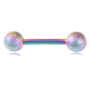 Nouveaux Piercings Corporels Élégants Multicolores en Acier Inoxydable Givré pour Langue, Tétons et Oreilles, Bijoux de <span class=keywords><strong>Piercing</strong></span> pour Femmes, Vente en Gros - Product Image 2
