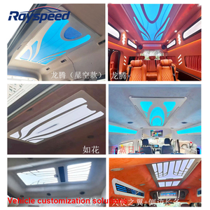 Intérieur de <span class=keywords><strong>fourgon</strong></span> de luxe, conversion de l'éclairage du toit, éclairage de plafond, ciel étoilé, matériau PP, protection pour les intérieurs de modèles de voitures personnalisés - Product Image 3