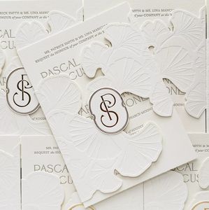 Invitations de <span class=keywords><strong>mariage</strong></span> françaises haut de gamme personnalisées, cartes postales minimalistes pour entreprises, cartes-cadeaux, papier couché, impression numérique, vernis UV - Product Image 6