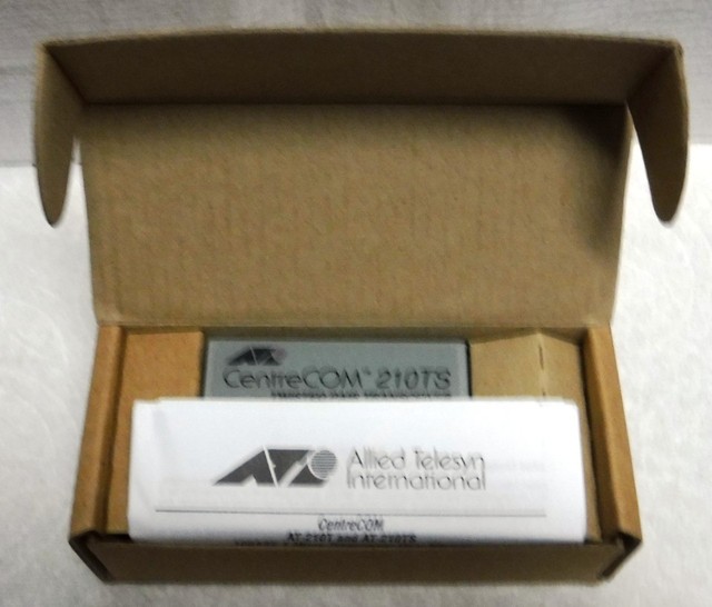 CentreCOM 210TS AUI RJ-45 Transceiver 2511 2500 CenterCom 210T YR Warranty