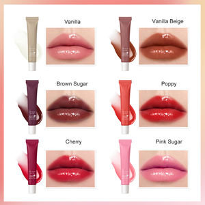 Baume à lèvres hydratant et nourrissant, <span class=keywords><strong>masque</strong></span> à lèvres liquide, 8 couleurs, marque privée OEM, pour une hydratation instantanée, une brillance et une hydratation - Product Image 3